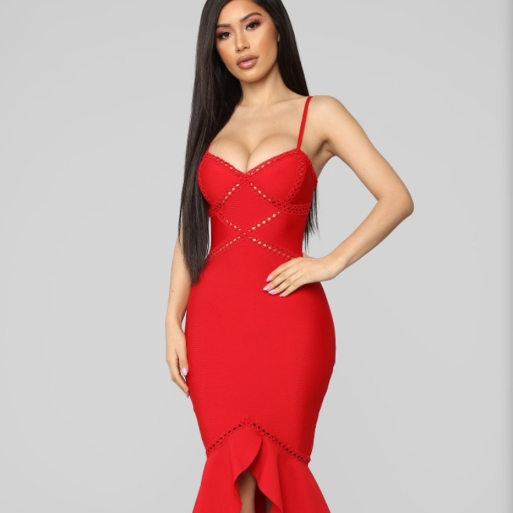Brand New Never Worn Bandage Fashion Nova Dress